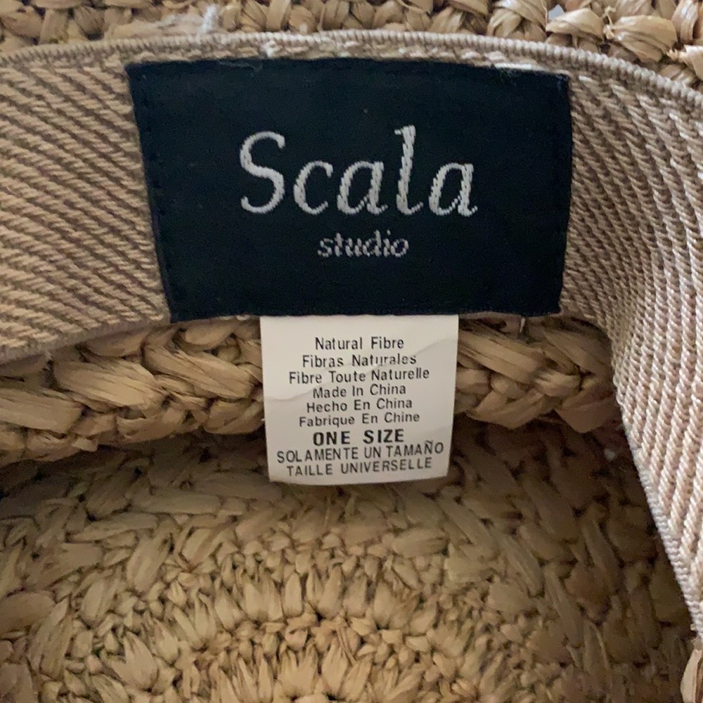 Raffia Hat By Scala - image 2